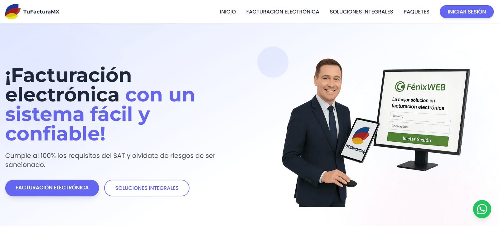 Desarrollo web TuFactura MX